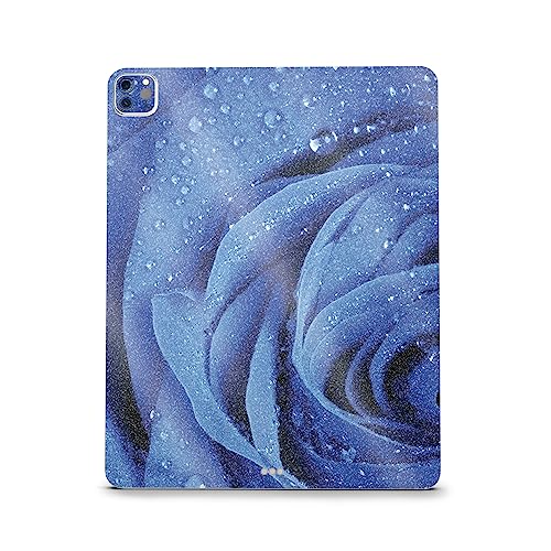 Image of MightySkins Carbon Fiber Skin Compatible with Apple iPad Pro 12.9 inch M2 6th Gen (2022) Full Wrap Kit - Rose Closeup | Protective, Durable Textured Carbon Fiber Finish | Easy to Apply | Made in The USA