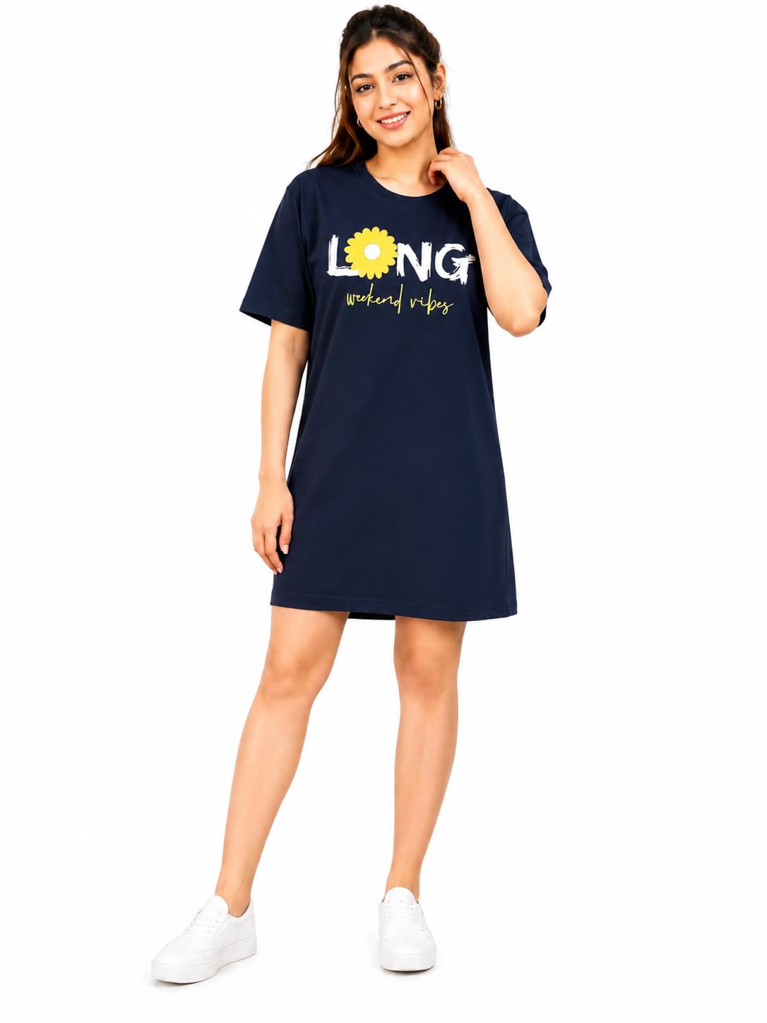 Women's T-Shirt, Casual Short Sleeve | Sleepwear | Casual Wear Round Neck Printed Short Tshirt | Stylish Lounge Wear |-image-33