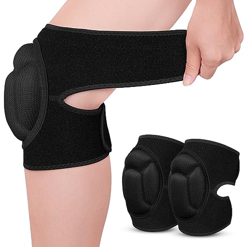 Flintronic Knieschoner Arbeiten, 1 Paar Knieschoner Garten, Garten Kniekissen mit Rutschfesten und Schaumstoffpolsterung, Antikollisions Kniekissen für Gartenarbeit Fliesenleger Bodenbeläge (L)