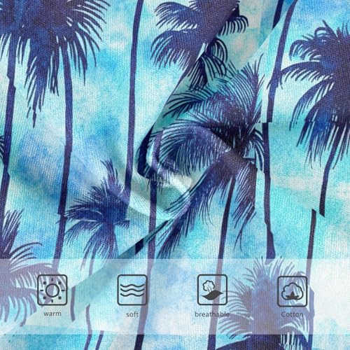 Joisal Tropical Blue Palm Trees Toddler Underwear Floral 2t Cotton Girl Panties Cute Colorful Kids Briefs Undies3