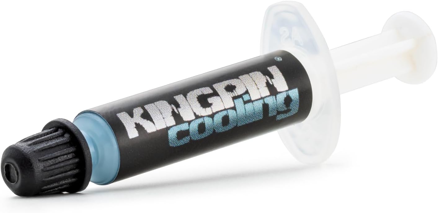 Kingpin Cooling KPx Ultimate Performance Thermal Paste, 10g | Non-Conductive Ultra-Low Thermal Resistance Compound for Overclocking, CPU, GPU, Laptop, Consoles, Heatsinks & PC Coolers