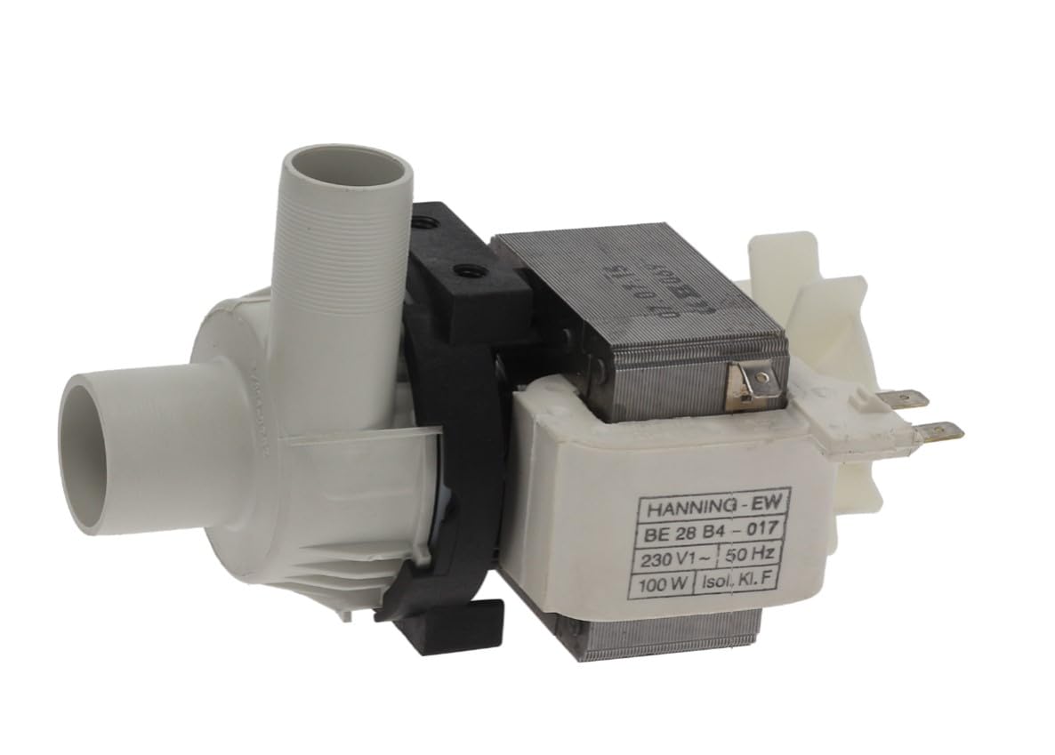 Hanning Ablaufpumpe BE28B4-017 für Kombidämpfer und Heißluftofen Rational 3002.1000 230V 100W 50Hz Eingang ø 30mm Ausgang ø 24mm, CLine, CM101G, CM61G, CC101, CCM102, CD202, CD61, CPC102, CPC202