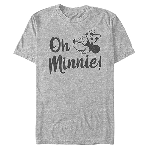 T-Shirt Mixte Disney Mickey et Minnie en Coton Biologique à Manches Courtes
