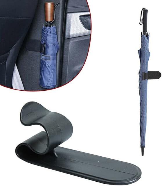 BoGoo Universal Umbrella Hook Holder for Car - Home - Work - Multifunctional Fixing Clip for Car Interior or Boot