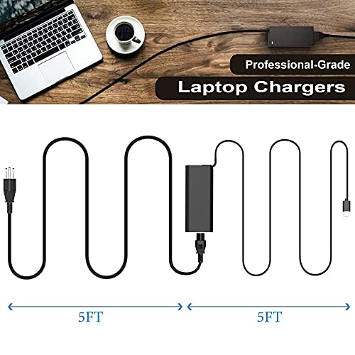 Replacement Dell 130W Laptop Charger Usb C Type C Ac Adapter For Dell Xps 15 17 2In1 9575 9500 9700 Precision 5530 2In1 5550 5750 3560 Latitude 7410 7310 7210 9410 9510 5420 5520 5510 Power Cord #TOP4