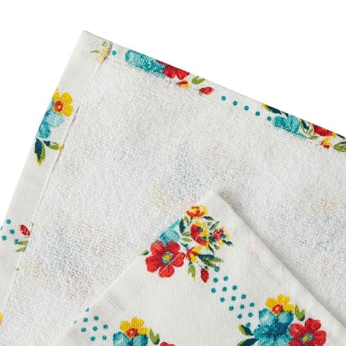 Toallas de cocina de 16"x28" prácticas ZBDZSW juego de 4 paños multicolor 5