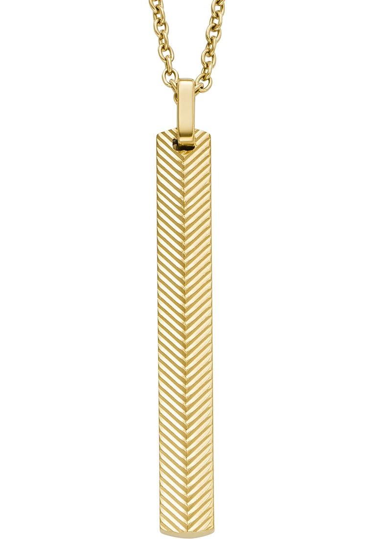 Fossil Drew Men's Necklace, Estándar, Metal, No Gemstone