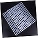 Angoily 2 Pcs Rabbit Fence Kick Pad Rabbit Cage Mat Rabbit Playpen Whelping Mat Rabbit Fencing Rabbit Cage Accessories Rabbite Foot Mat Foot Pad Pet Mat Springboard White Grid