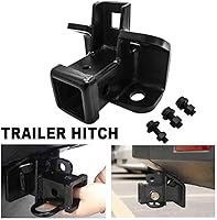 Vista 2 de Receptor de enganche de remolque de remolque negro para Land Rover LR3 2005-2009, LR4 2010-2016, Range Rover Sport 2006-2013