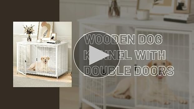 Amazon.com: MAHANCRIS Dog Crate Furniture with Cushion