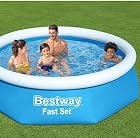 Foto di Bestway 57448 Piscina fuori terra gonfiabile Fast Set da 244x61 cm