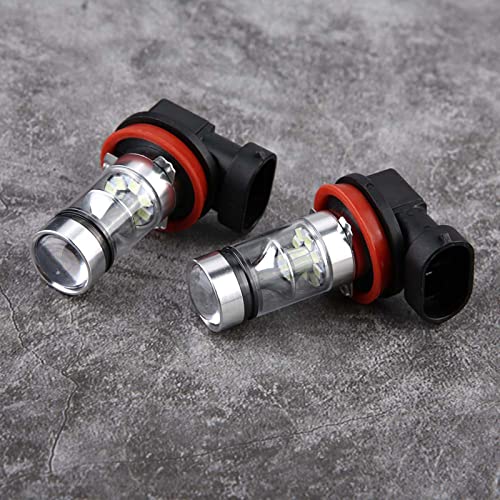 Tbest H8 H11 LED Fog Lights 8000K Ice Blue 100W High Brightness 360 Degree Car Driving Light Bulbs Kit Easy Plug and Play Installation for Only - Image 4