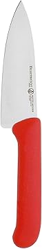Messermeister Petite Messer 5 Chefs Knife, Red - German 1.4116 Stainless Steel & Ergonomic Handle - Lightweight, Rust Resistant & Easy to Maintain