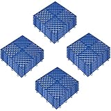 Material de Alta Calidad: Estas losetas de plástico están hechas de polipropileno de alto impacto, lo que las hace rígidas y duraderas. Este piso de terraza no destiñe y cuenta con protección UV, lo que hace que las baldosas sean resistentes a la decoloración y las manchas.