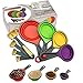 Price comparison product image HINMAY Silicone Collapsible Measuring Cup and Spoon Set, Set of 8 (Random Color)