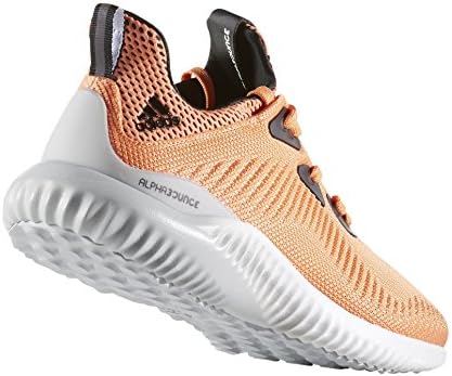 adidas Women's Alphabounce 1 w Running Shoe, Easy Orange/White/Light Onix, 11 M US