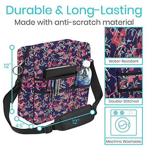 Vive Rollator Bag - Universal Travel Tote For Carrying Accessories On Wheelchair, Rolling Walkers, Transport Chairs, Mobility Scooters - Lightweight Handicap Medical Mobility Aid - For Women, Seniors #TOP4