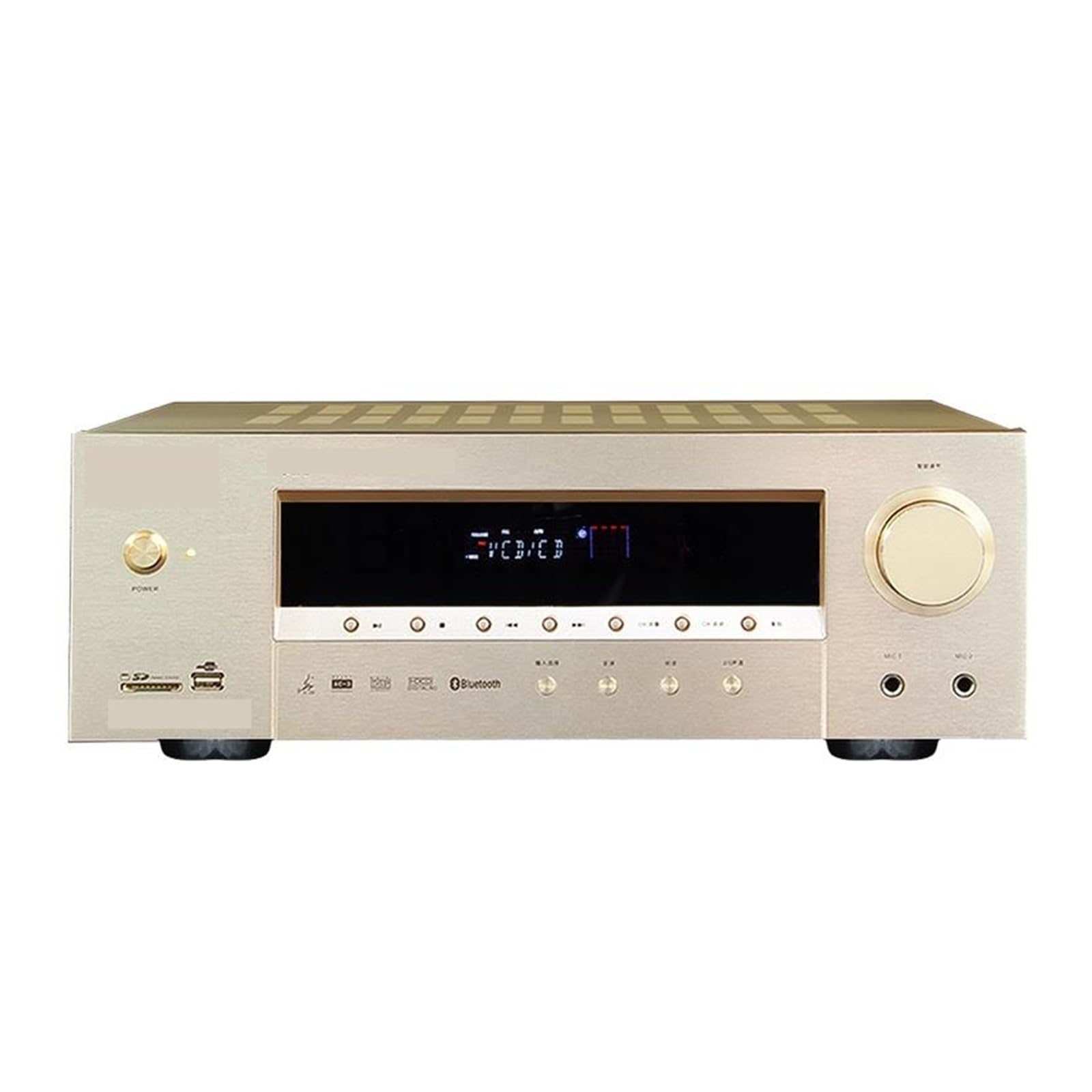 Amplificatore Hi-Fi 1200W Amplificatore ad alta potenza Amplificatore for altoparlanti Sistema audio Home Theater 5.1 Per l'home cinema