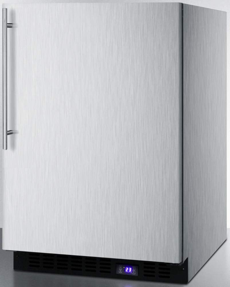 Summit SCFF53BXCSSHVIM Under Counter Upright Freezer, Stainless-Steel