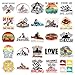 50 Pcs Unique Go-Kart Stickers, 1.5-3 Inches Waterproof Vinyl Decals for Journals, Locker, Race Party Decor, Ideal for Racing Fans Kids Adults