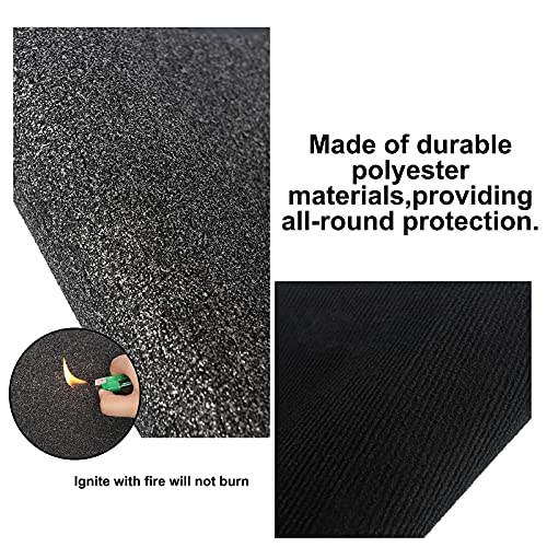 Newfom Rv Step Rug Wraparound Radius Camper Stair Cover Trailer Step Carpet 18 Inch Wide Rv Step Covers 1Pcs #TOP1