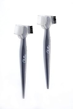 Chella Eyebrow Razor, Brow Razor with Eyebrow Brush and Comb, Pack of 2