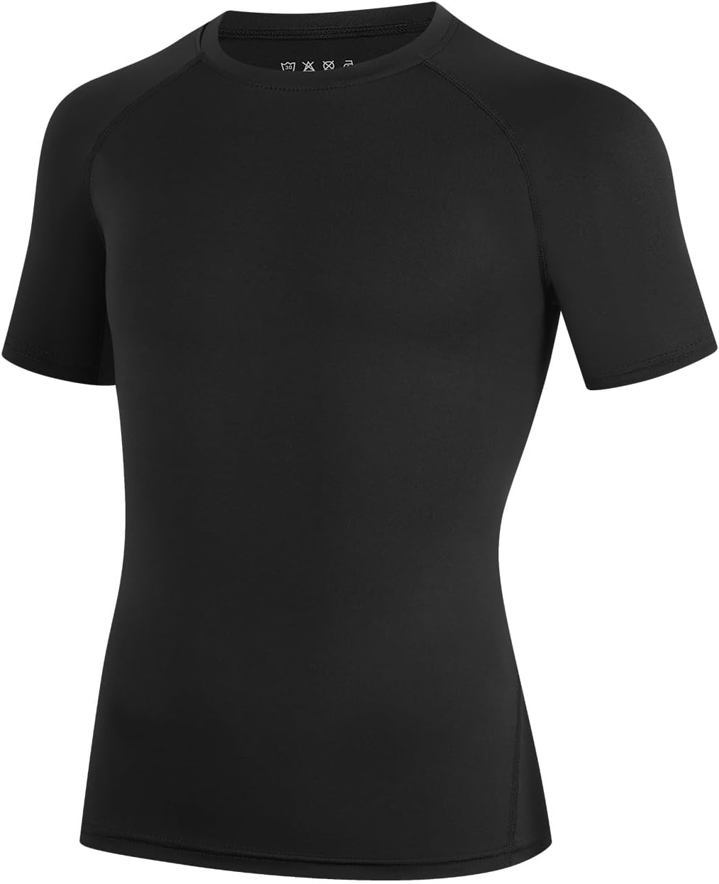 Boys Compression Shirt Short Sleeve Youth Kids Athletic T-Shirt Quick Dry Undershirt for Basketball Football Tops - Image 3