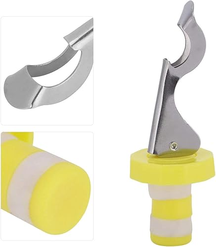 Miniatura 7 de Fydun Paquete de 10 tapones manuales universales para botellas de vino, tapón de sellado al vacío, sellador de vino, accesorios de cocina, amplia