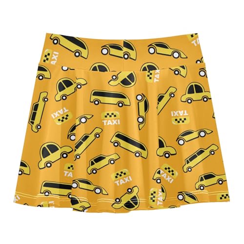 Aflyko Childish Girls' Skorts 2-in-1 Tennis Skirts with Built-in Shorts, 3-4T2