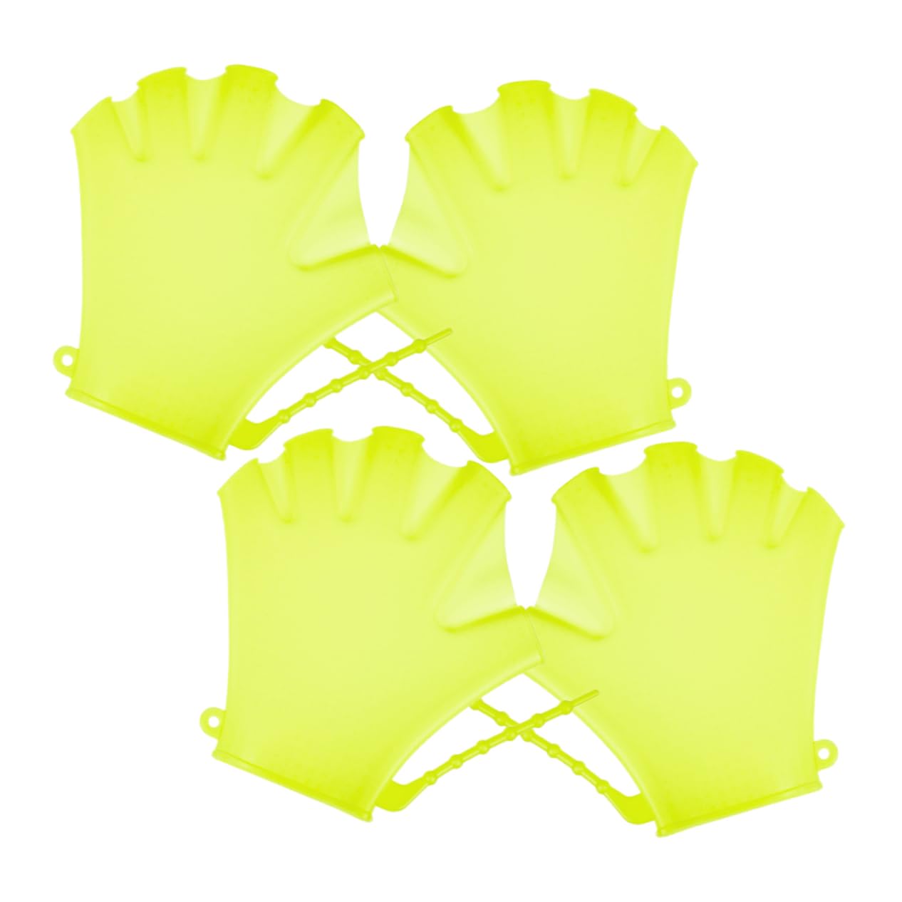 GANAZONO 4pcs Boys and Girls Swim Gloves Water Resistance Diving Auxiliary Mittens for Swimming Pool Practice