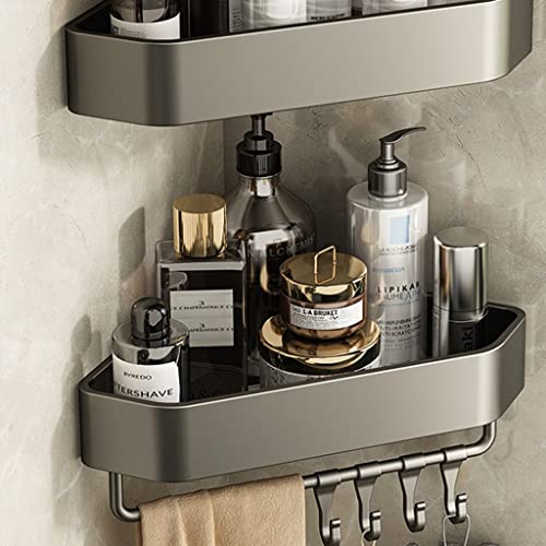 Cesta triangular de baño sin agujeros para evitar daños en azulejos 5