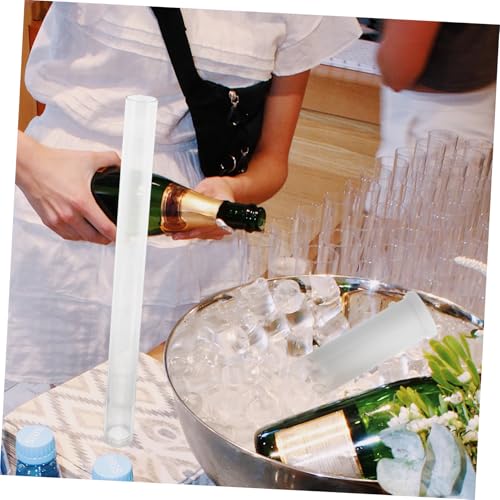 Wakauto Reusable Ice Column Tube for Beer Tower Cooling Large Capacity Plastic Ice Tube for Drinks Freezable Stick for Fast Chilling Lightweight and Compact Party Accessory