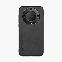 Vista 1 de Silklike - Funda para Honor Magic 5 Lite/Honor X9a – Carcasa de parachoques con placa de metal integrada para Honor Magic 5 Lite/Honor X9a – Negro