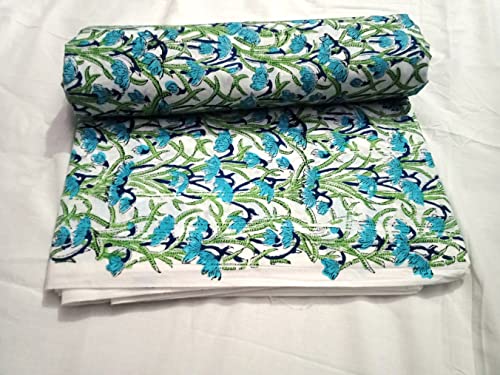 Tissu en coton doux indien imprimé pour remplacer les matières synthétiques irritantes en couture