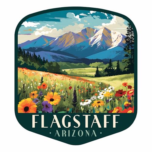 Imán decorativo souvenir diseño Flagstaff Arizona 2 pulg miniatura 1