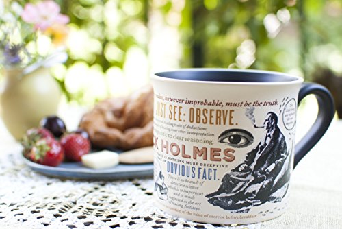 Sherlock Holmes Coffee Mug - Holmes Quotes, Rules Of Deduction, Intriguing Images, And Sidney Pagets' Portrait #TOP3