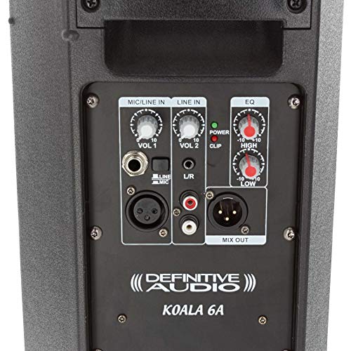 DEFINITIVE AUDIO – KOALA 6A – Enceinte active ABS 400W - Les Beatles, Paul McCartney, John Lennon, RIngo Starr, George Harrison DEFINITIVE AUDIO - KOALA 6A - Enceinte active ABS 400W – Image 5