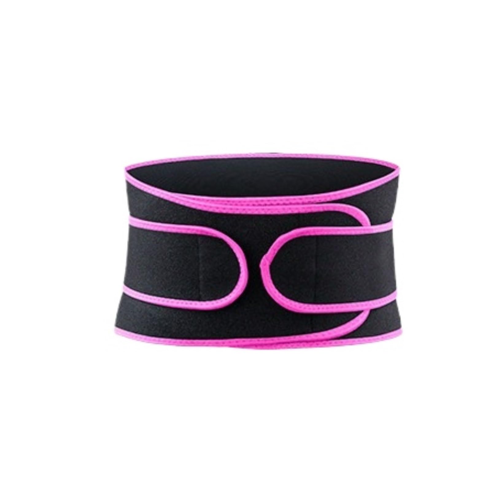 Pasek Lędźwiowy Trymer Do Talii Damski Trener Pas Pochłaniający Pot Fitness Na Brzuch Pleców Kręgosłupa(Pink,S)