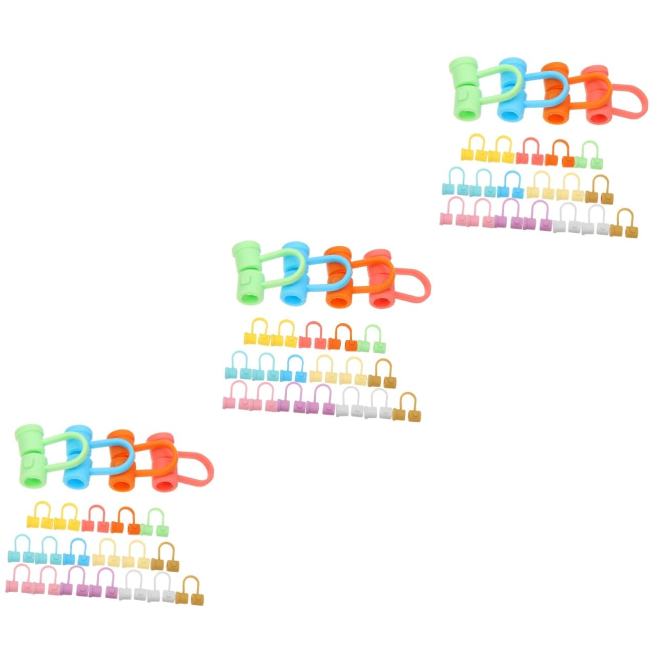 Amosfun 150 Stk Strohstopper Strohstopfenabdeckung Strohaufsätze Wiederverwendbare Abdeckungen Für Strohhalme Strohschutzhülle Strohspitze Bedeckt Obst Trinkhalmkappen Strohkappe Kieselgel