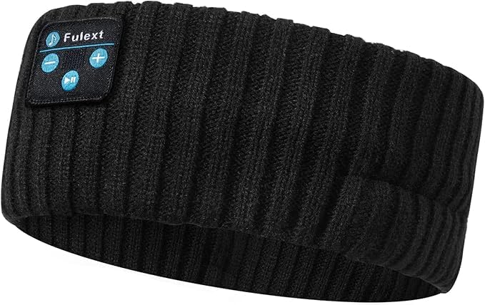 Image of Wireless Ear Warmers, Sleep Headphones Bluetooth Beanie Headband, Wireless Ear Muffs Winter Knit Headphone Headband Birthday Thanksgiving for Women Men Dad Mom