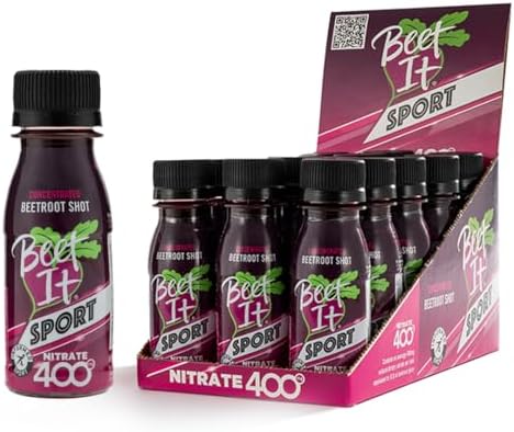 BEET IT Sport Pro-Elite Shot, 15 Shots, 400mg Dietary Beet Nitrates, Non-GMO Certified, Nitric Oxide Booster, High Nitrate Beet Juice for Stamina and Recovery