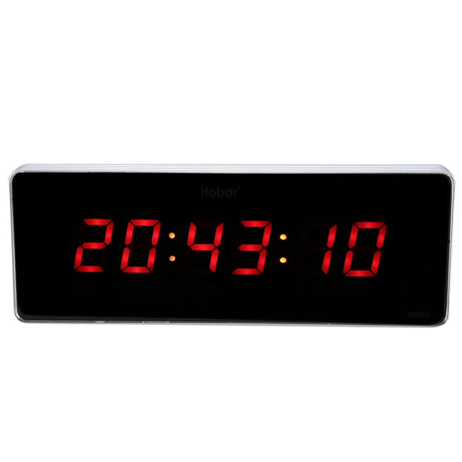 Orologio da Parete Digitale, Orologio Digitale da Parete da Orologio da Parete con Calendario Digitale a LED Orologi da Parete con Data(36*13*3cm-Orologio, minuti, secondi, display digitale)