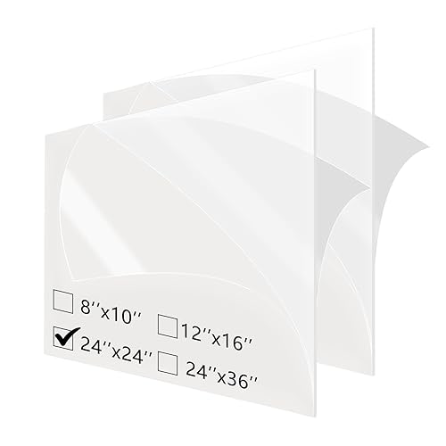 Miniatura 1 de Láminas de plexiglás acrílico fundido transparente de alta calidad, 18 pulgadas de grosor (0.118 in), para panel LED, letrero, proyecto de