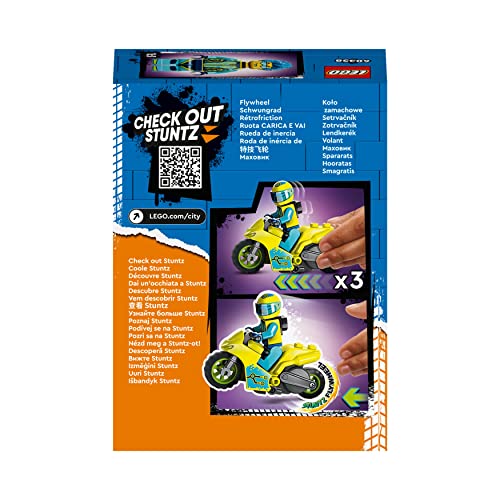 60358 City Stuntz Cyber Stunt Bike, Moto Giocattolo con Motore Carica e Vai per Salti e Acrobazie, Giochi per Bambini e Bambine, Piccole Idee Regalo - Lego - Immagine 7