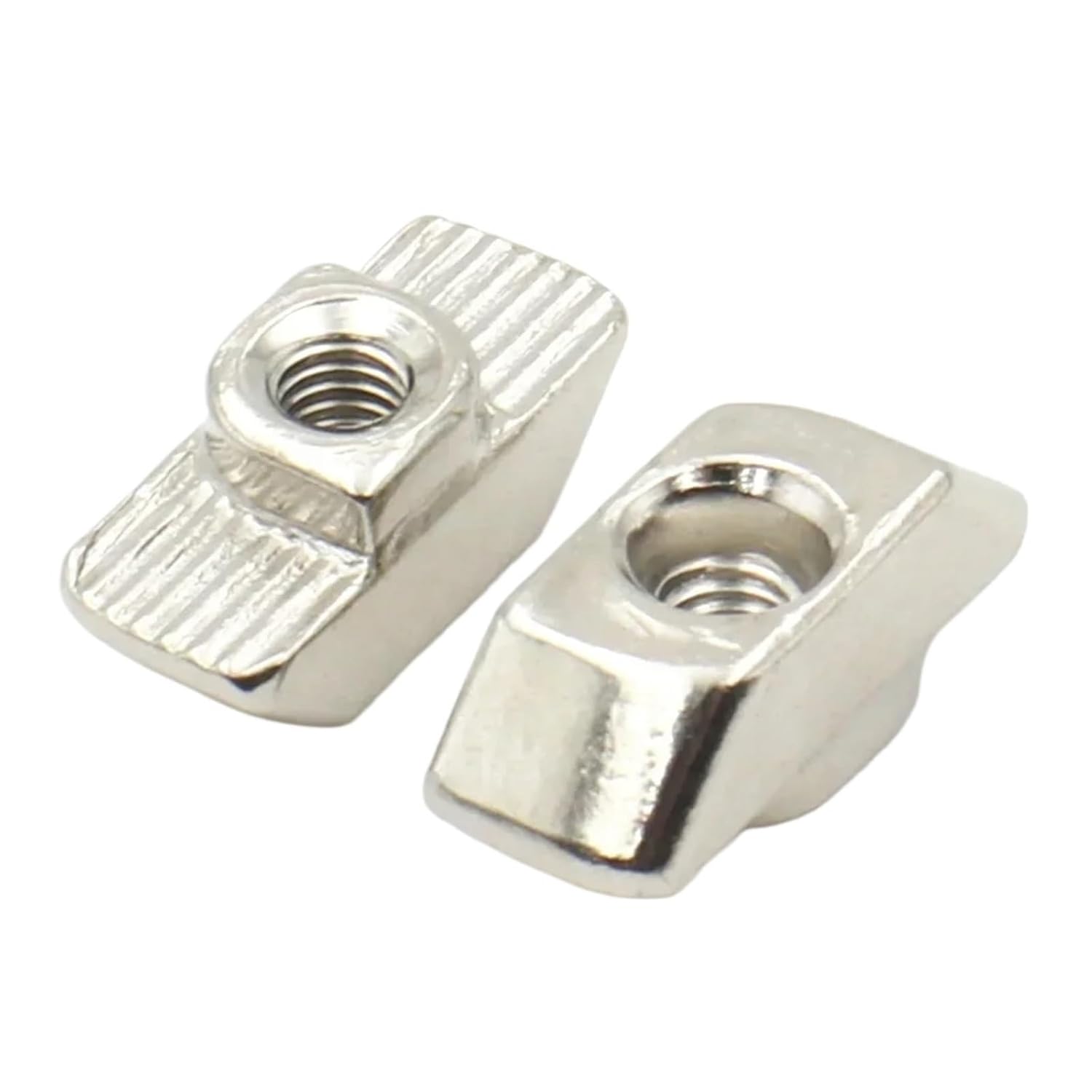 100pcs/lot Slot Hammer Drop-in T-Nuts Rail Slide Nut Fasten Connector for Aluminum Extrusion(Slider Nut)