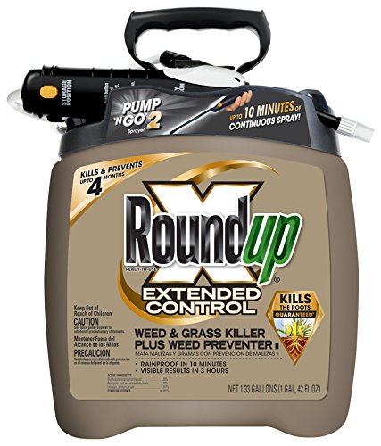 Roundup Extended Control Weed and Grass Killer Plus Weed Preventer II Ready-to-Use Pump 'N Go Sprayer, 1.33 Gallon Roundup Extended Control Weed and Grass Killer Plus Weed Preventer II Ready-to-Use Pump 'N Go Sprayer, 1.33 Gallon