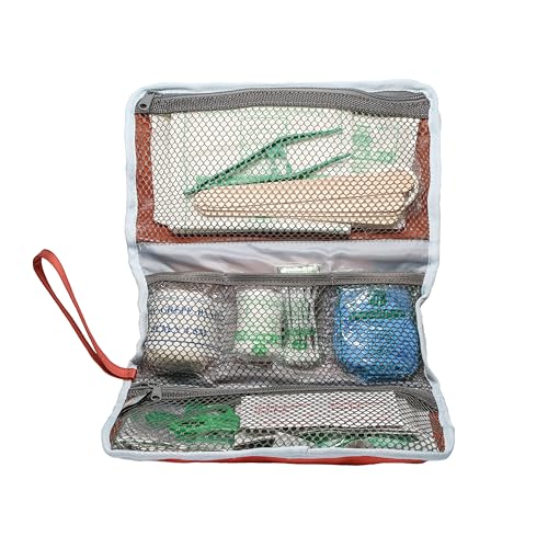 Kurgo Dog First Aid Kit, 50 Piece Pet Medical Kit, Compact & Portable, Durable Material, Paprika Red - Image 6