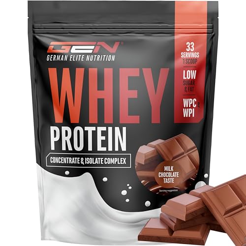 German Elite Nutrition Whey Protein Pulver Milchschokolade 1000 g