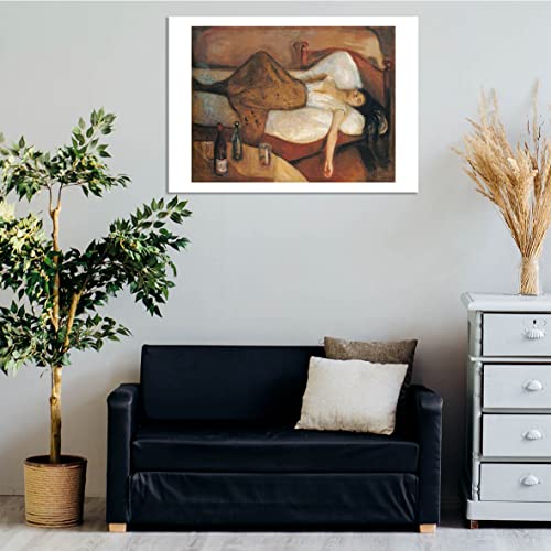 Affiche Edvard Munch The Day After décoration murale chambre et bureau
