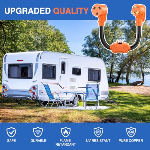 Nilight RV Power Adapter Cord with Circuit Breaker Overload Protector by Nilight - Used condition - Image 8